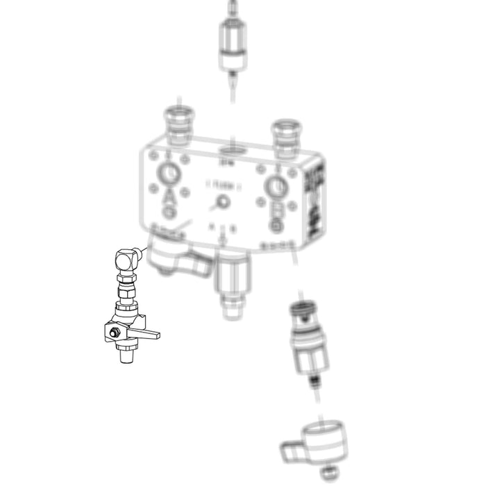2007057 - Teflon Ball Valve, 1/4" MBE