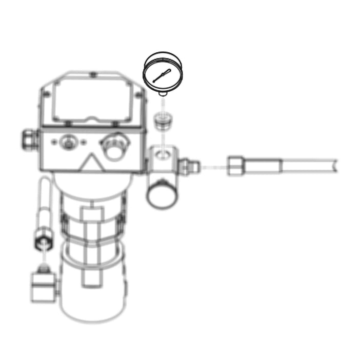 551387 - Fluid Pressure Gauge - PURspray