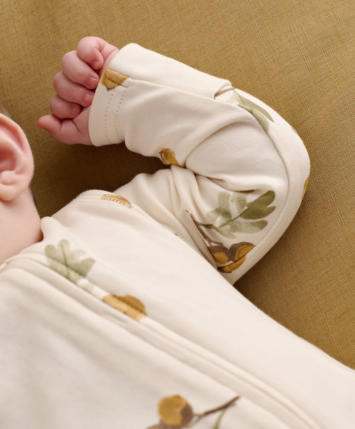 Mamas & Papas All-in-Ones & Bodysuits Acorn Print Zip All In One