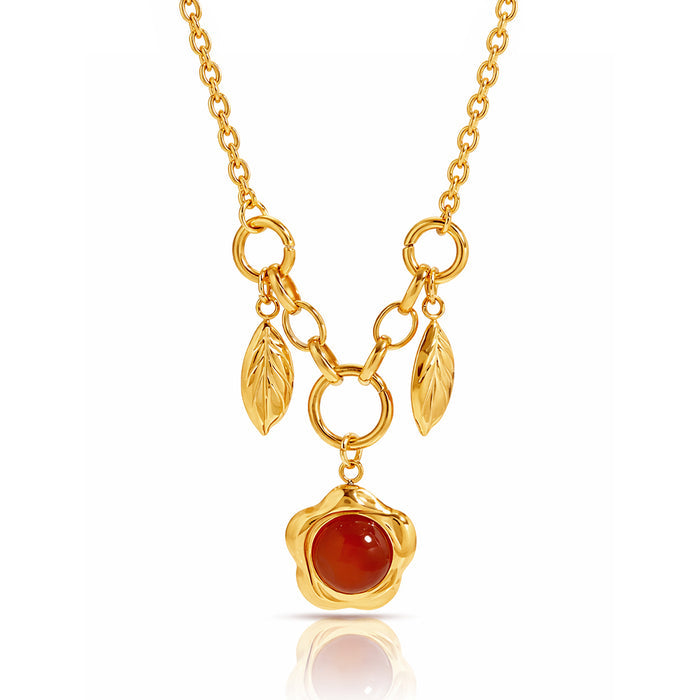 Aria Statement Gold Plated Necklace