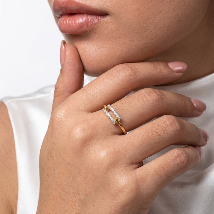 Aurelia Twin Arc Ring