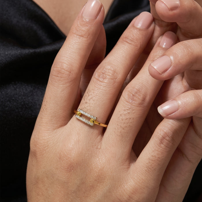 Aurelia Twin Arc Ring