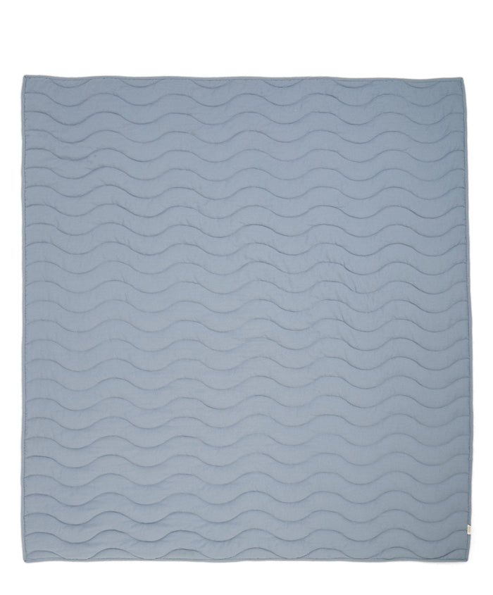 Mamas & Papas Quilts & Coverlets Quilt (3 Tog) - Blue Mustard Wave