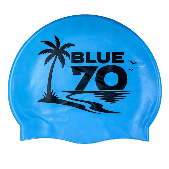 Beach Vibes Silicone Logo Swim Cap
