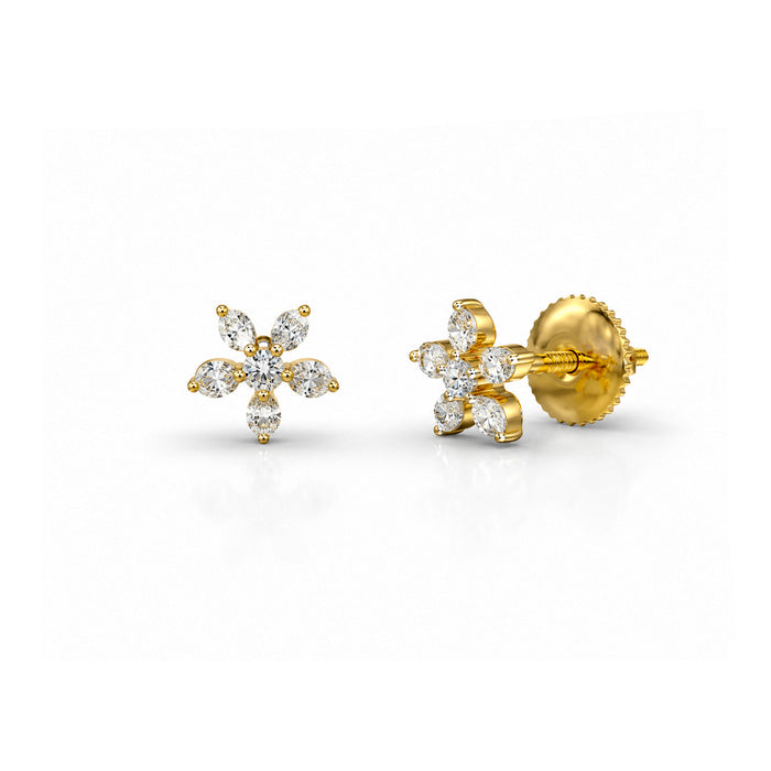 Celeste Bloom Diamond Studs