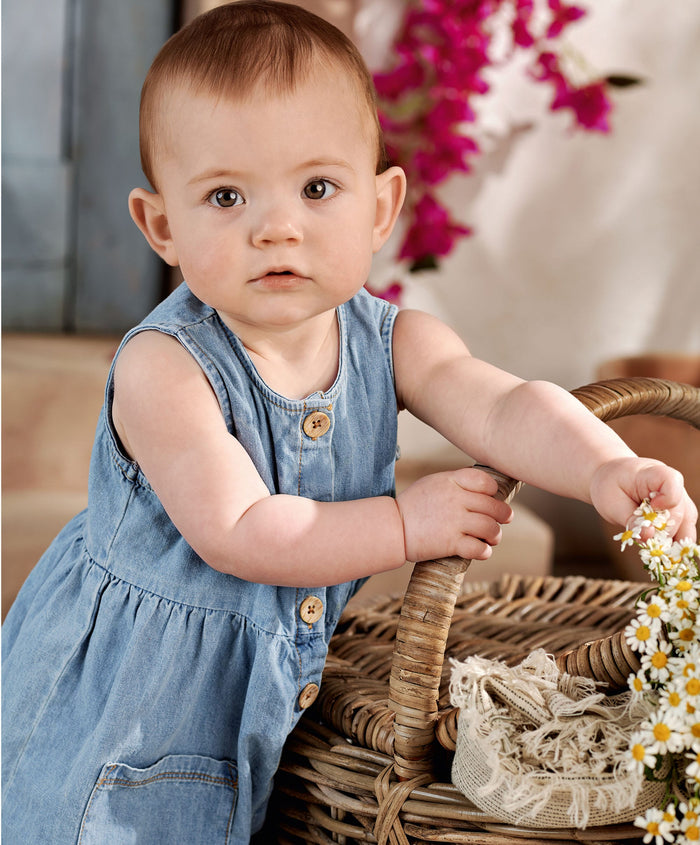 Mamas & Papas Rompers Chambray Romper