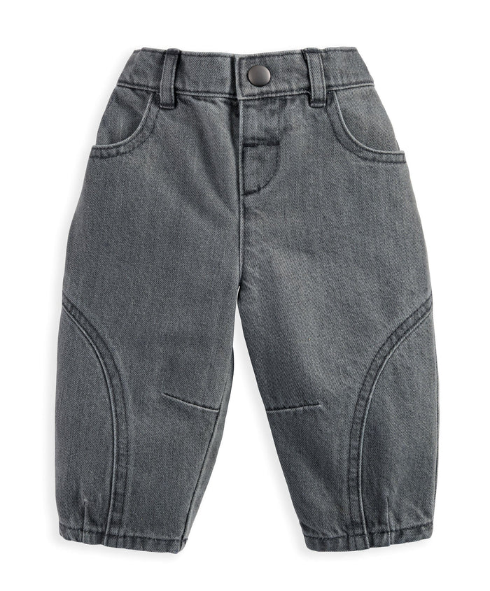 Mamas & Papas Trousers & Leggings Charcoal Barrel Leg Jeans