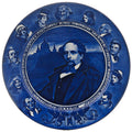 Charles Dickens Plate Blue 10.25"