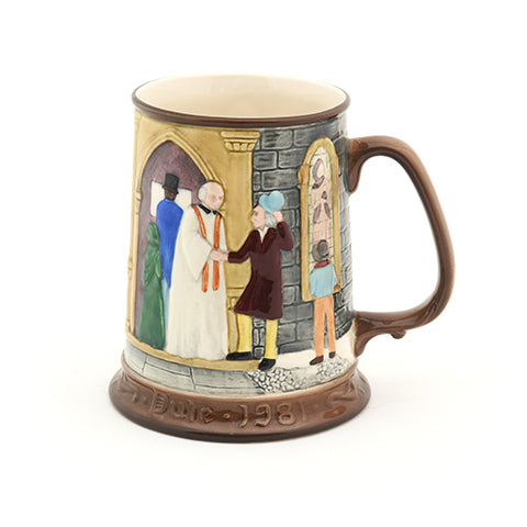 Christmas Tankard 1981 Dickens