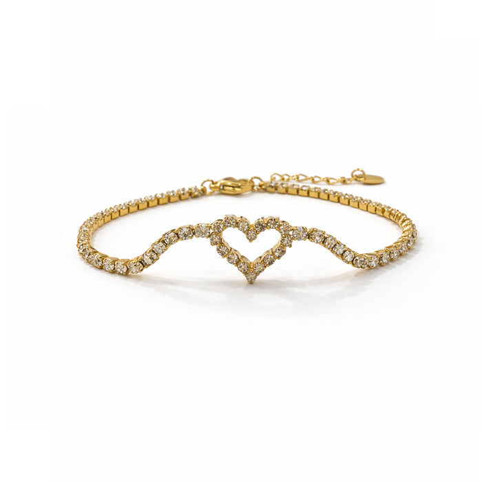 Classic Shine Gold Plated Bracelet