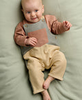 Mamas & Papas Outfits & Sets Colour Block Dungaree Outfit Set