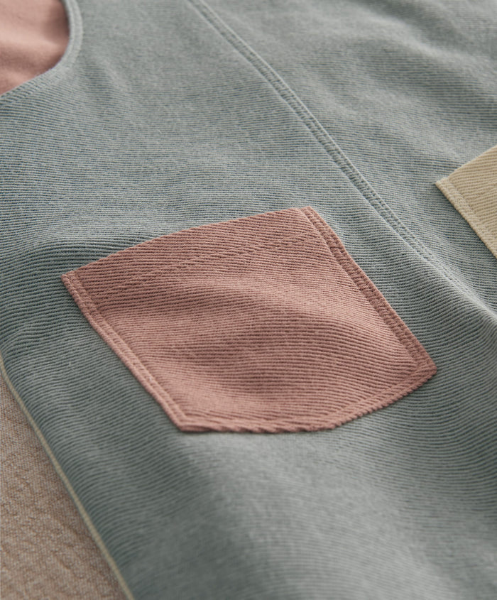 Mamas & Papas Outfits & Sets Colour Block Dungaree Outfit Set