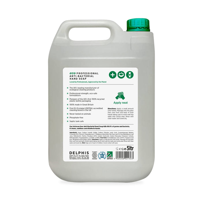 Commercial Anti-Bacterial Hand Soap 5L (RTU)