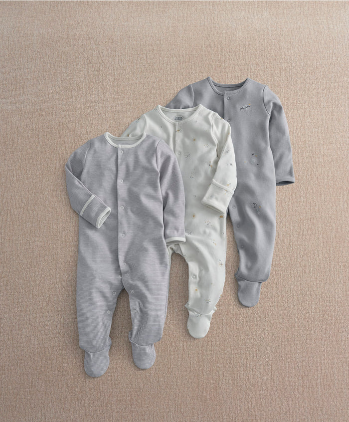 Mamas & Papas Cosmic Sleepsuits (Pack of 3)