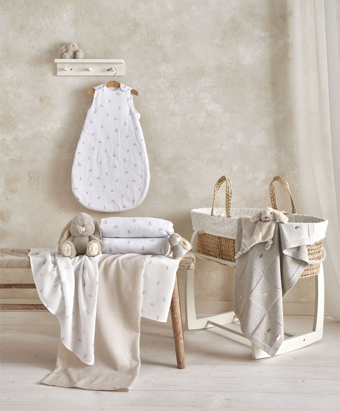 Mamas & Papas Cotbed Sheets Cotbed Fitted Sheets (2 Pack) - Bunny
