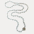 Devi Guru Bead Necklace- Crystal Quartz