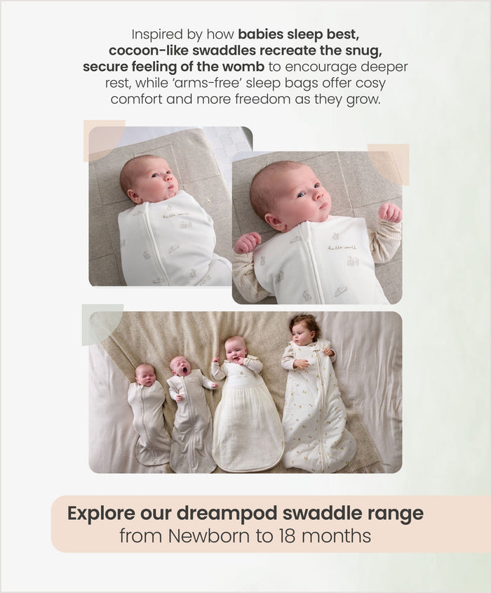 Mamas & Papas Dreampod Sleep Bags & Swaddling Dreampod Swaddle (1.0 Tog) - Pink