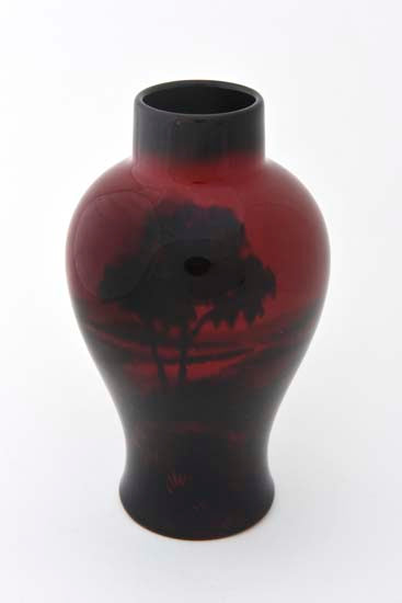 Flambe Vase - Castle Scene