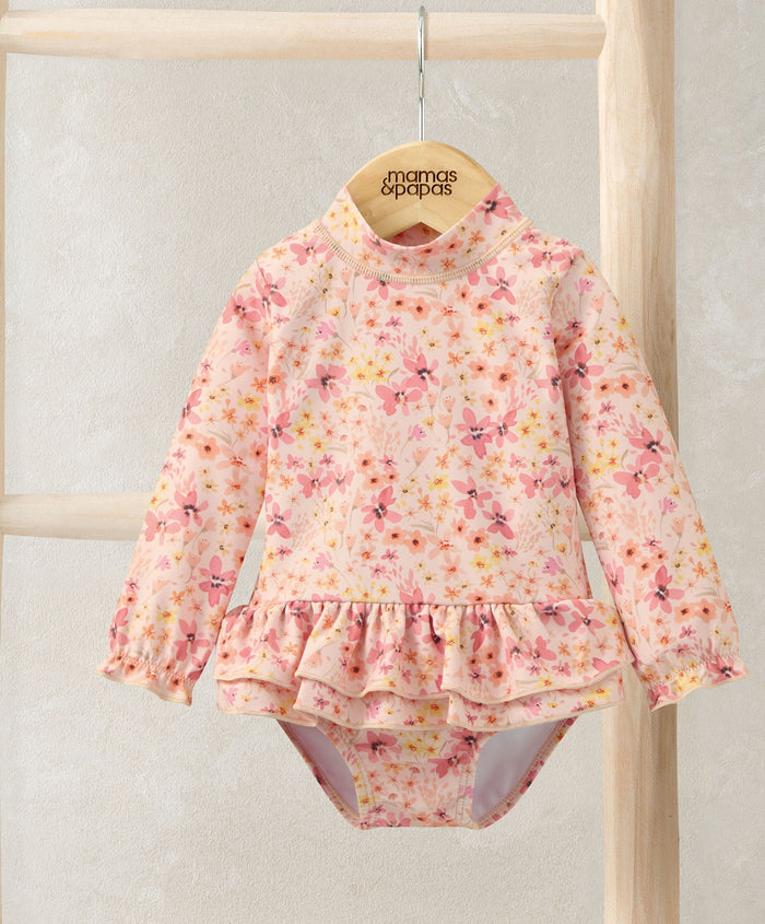 Mamas & Papas Swimwear Floral Swimsuit