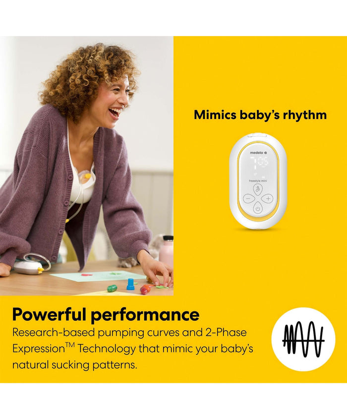 Medela Breastfeeding Freestyle Mini Hands Free Single Electric Breast Pump