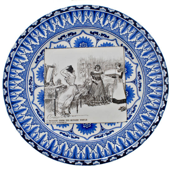 Gibson Girl "A Widow and her Friends" Plate