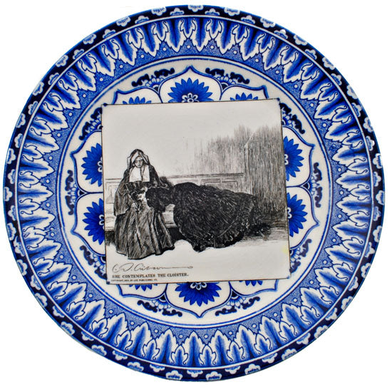 Gibson Girl "A Widow and her Friends" Plate