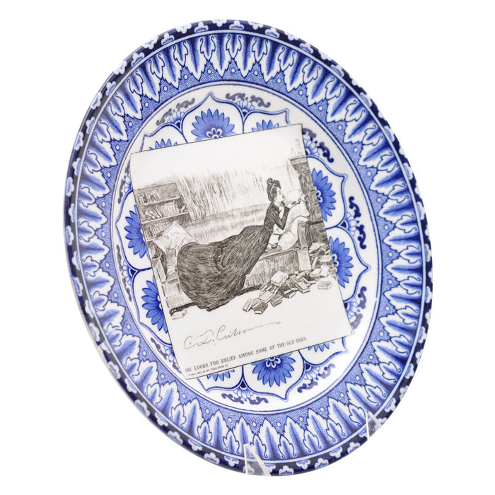 Gibson Girl "A Widow and her Friends" Plate