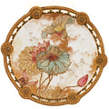 Gilded Flowers Plate