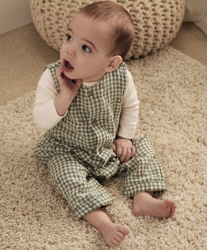 Mamas & Papas Outfits & Sets Gingham Romper & Bodysuit