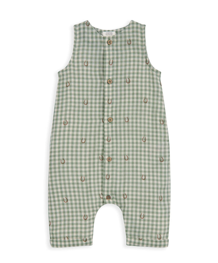 Mamas & Papas Outfits & Sets Gingham Romper & Bodysuit