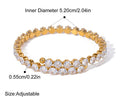 Gold Plated Tennis Bracelet