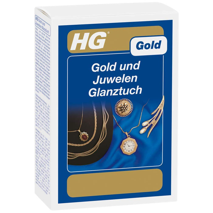 Gold und Juwelen Glanztuch