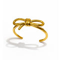 Golden Whisper Knot Bracelet