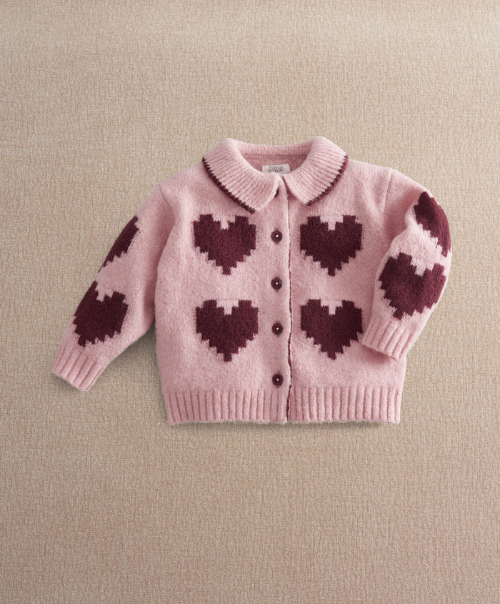Mamas & Papas Jumpers & Knitwear Heart Cardigan