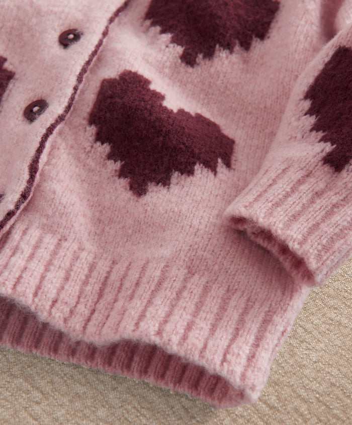 Mamas & Papas Jumpers & Knitwear Heart Cardigan