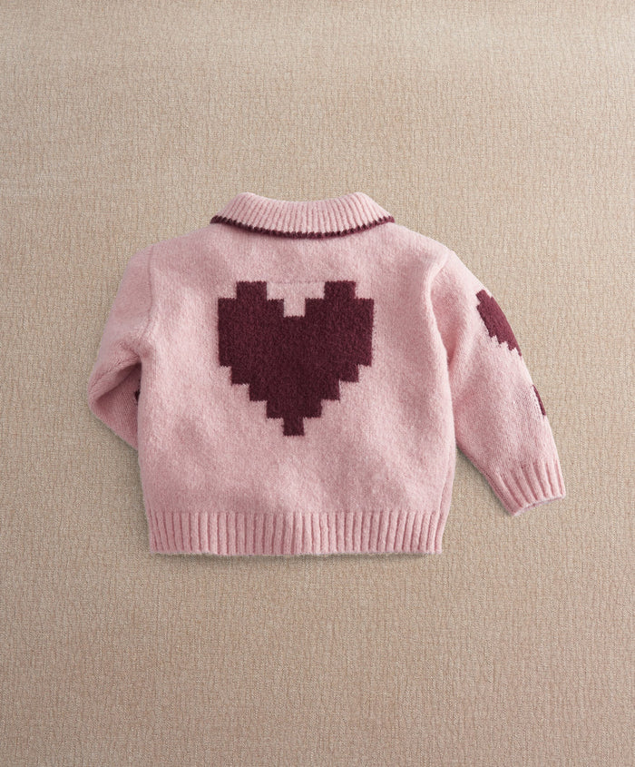 Mamas & Papas Jumpers & Knitwear Heart Cardigan