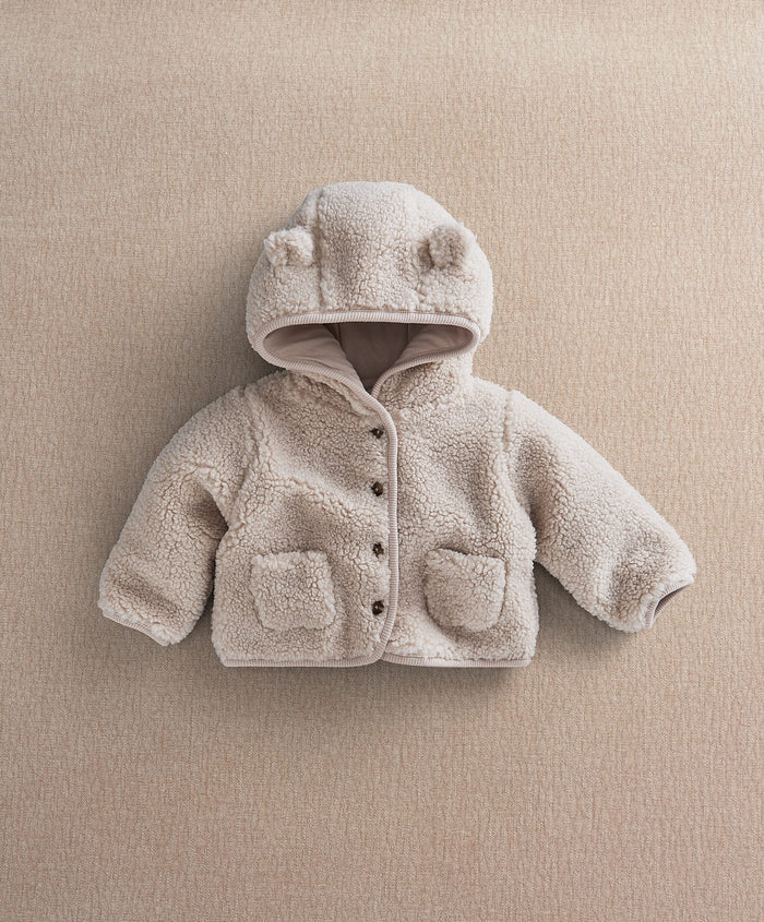 Mamas & Papas Jackets & Coats Hooded Borg Jacket