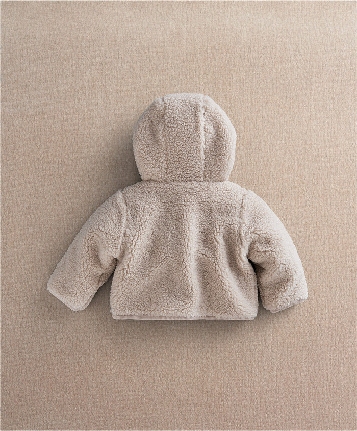 Mamas & Papas Jackets & Coats Hooded Borg Jacket