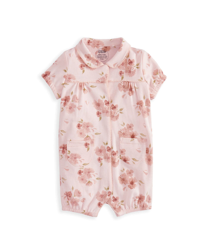 Mamas & Papas Rompers Jersery Floral Romper