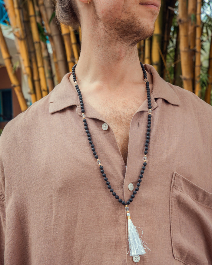 Kriya Mala with Indonesian Rudraksha