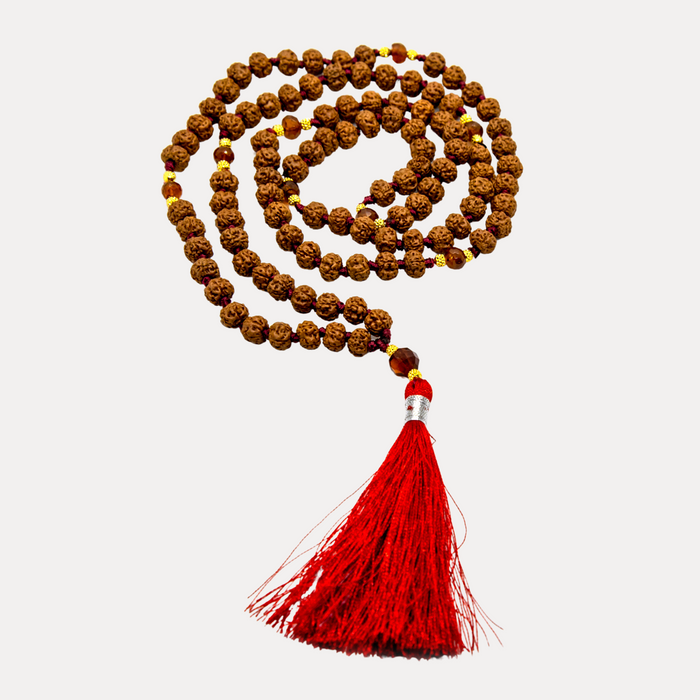 Kriya Mala with Indonesian Rudraksha
