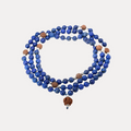 Lapis & Rudraksha Mala