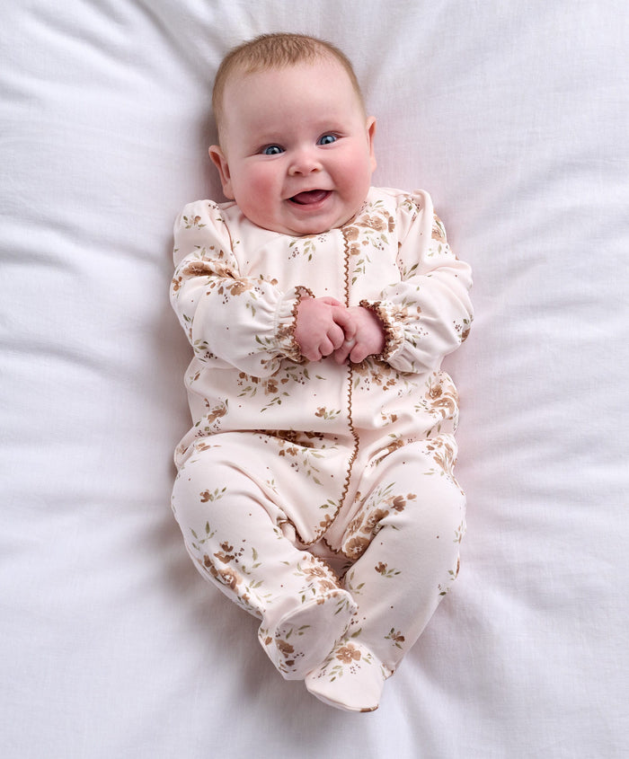 Mamas & Papas All-in-Ones & Bodysuits Large Floral Print All In One