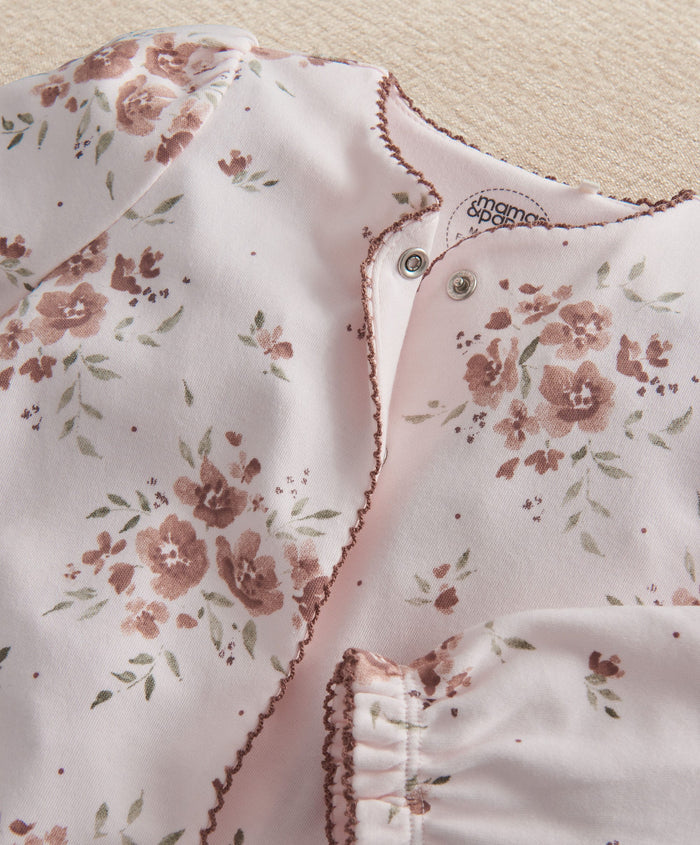 Mamas & Papas All-in-Ones & Bodysuits Large Floral Print All In One