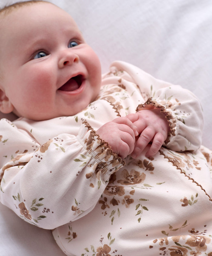 Mamas & Papas All-in-Ones & Bodysuits Large Floral Print All In One