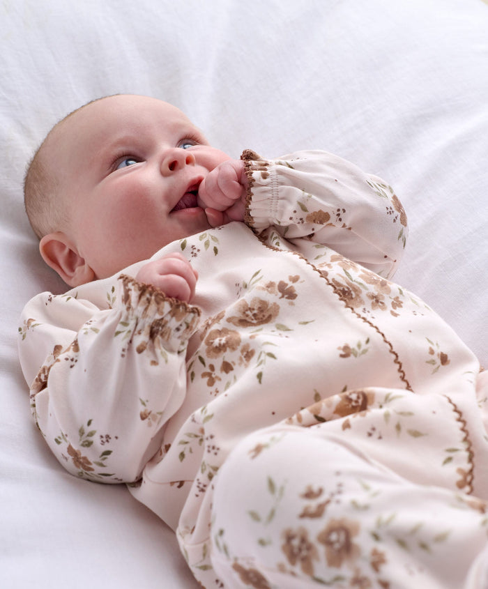 Mamas & Papas All-in-Ones & Bodysuits Large Floral Print All In One