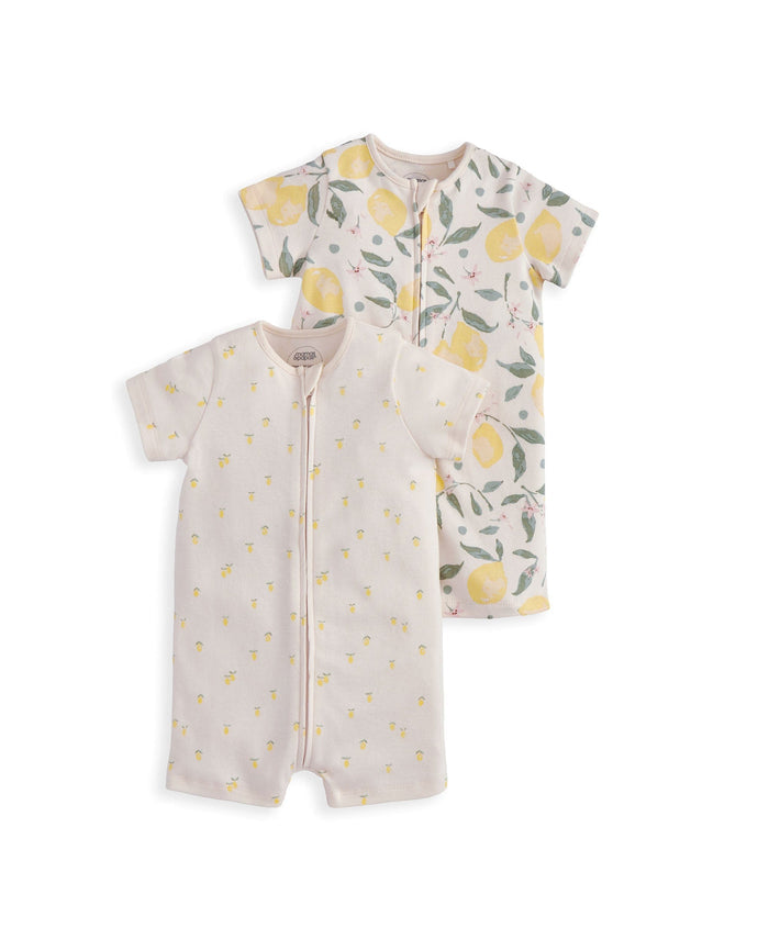 Mamas & Papas Rompers Lemon Rompers (Pack of 3)