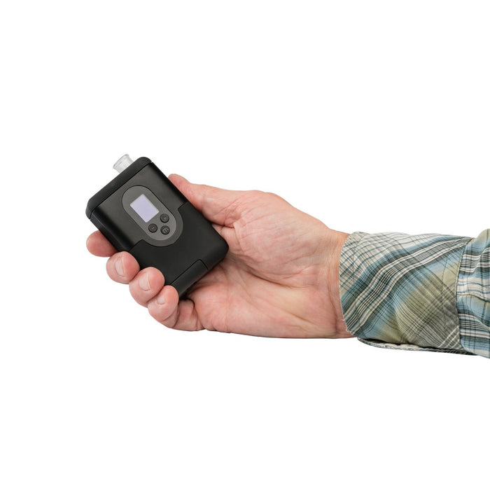 Lightly Used Arizer Argo Vaporizer Black in hand View