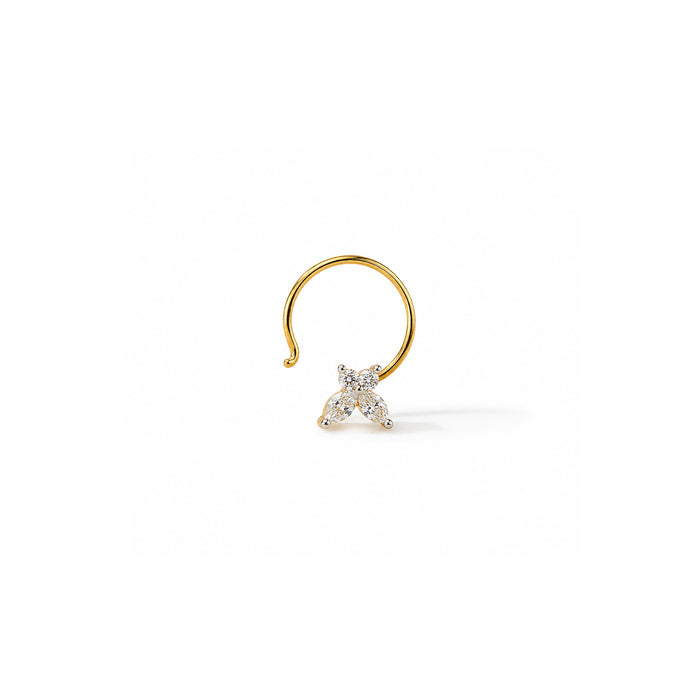 Lumi Trio Diamond Nose Pin