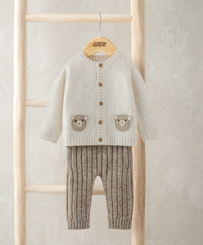 Mamas & Papas Outfits & Sets Me & You Bear Cardigan & Leggings Outfit Set